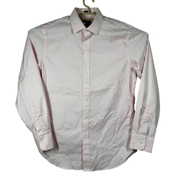 J.Crew Ludlow Dress‎ Shirt Pink End-on-End Cotton Men’s 15.5 34 Stretch Classic - Picture 2 of 5